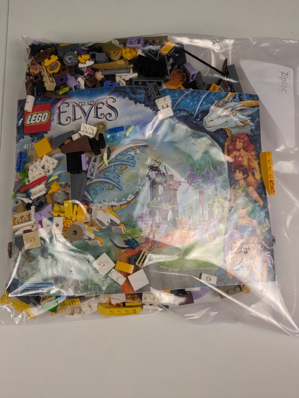 Lego Elves: Queen Dragon's Rescue Set 41179 - w/ Instructions
