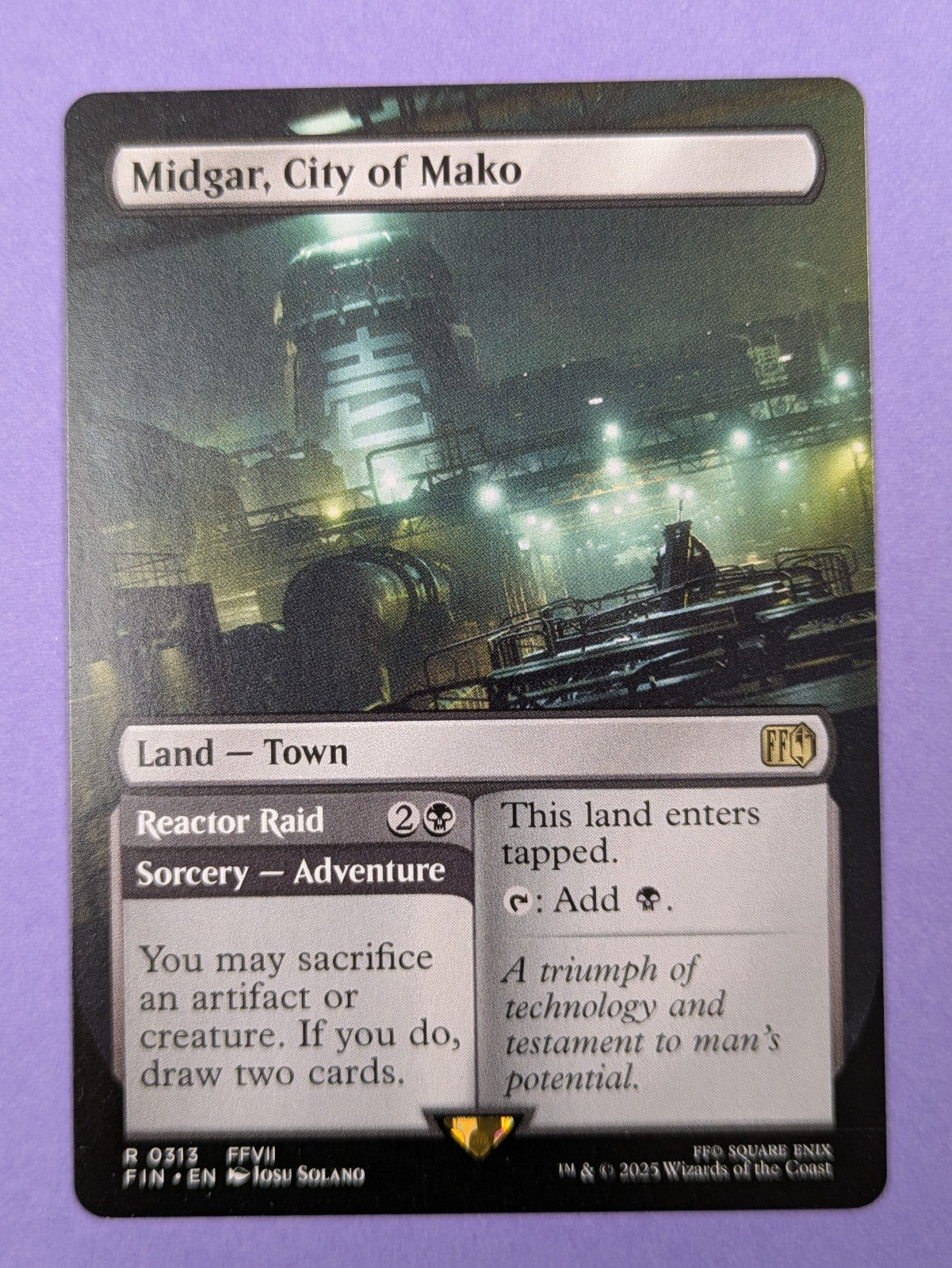 MTG Magic: FINAL FANTASY: Midgar, City of Mako Borderless #0313 Rare - NM