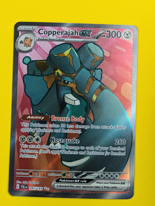 Copperajah ex - 245/193 - Full Art Secret Rare Paldea Evolved - Pokemon - NM