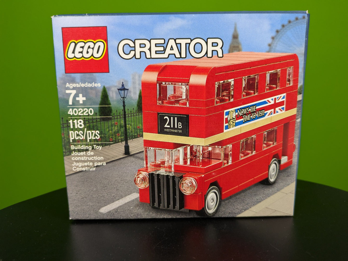Lego Creator: Basic Model: Traffic: Mini London Bus Set 40220 BRAND NEW
