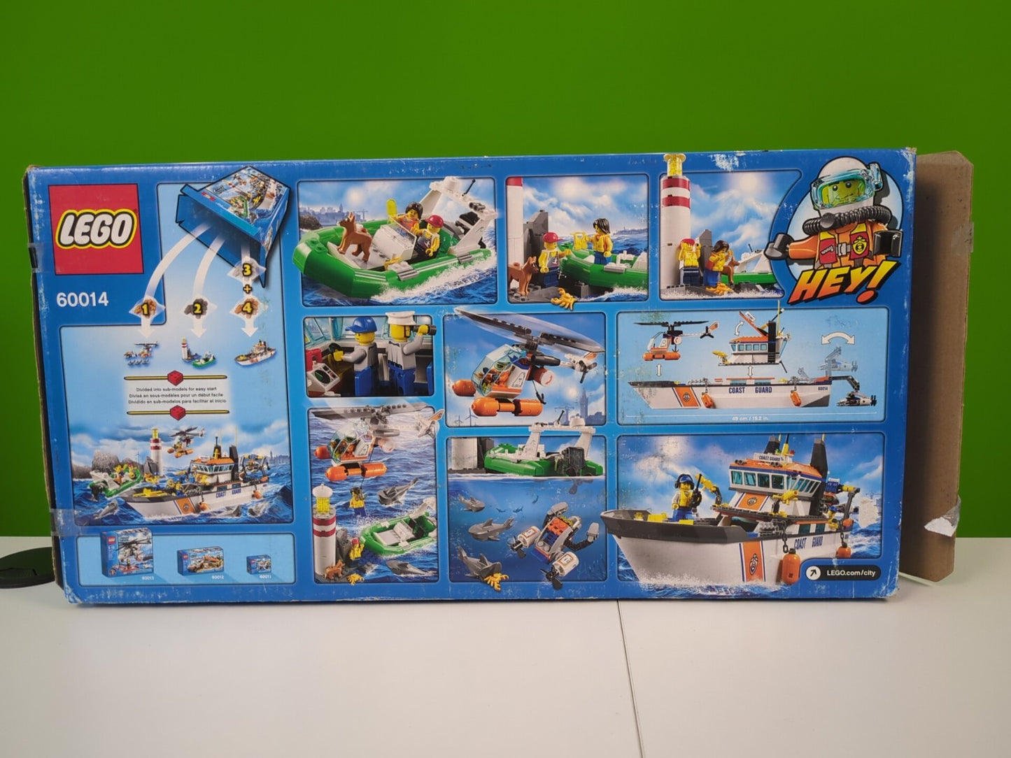 Lego Town: City: Coast Guard: Coast Guard Patrol Set 60014 - BRAND NEW!
