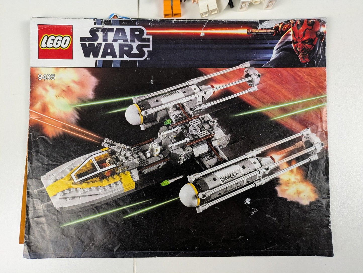 Lego Star Wars: Gold Leader's Y-wing Starfighter Set 9495 - w/ Instructions