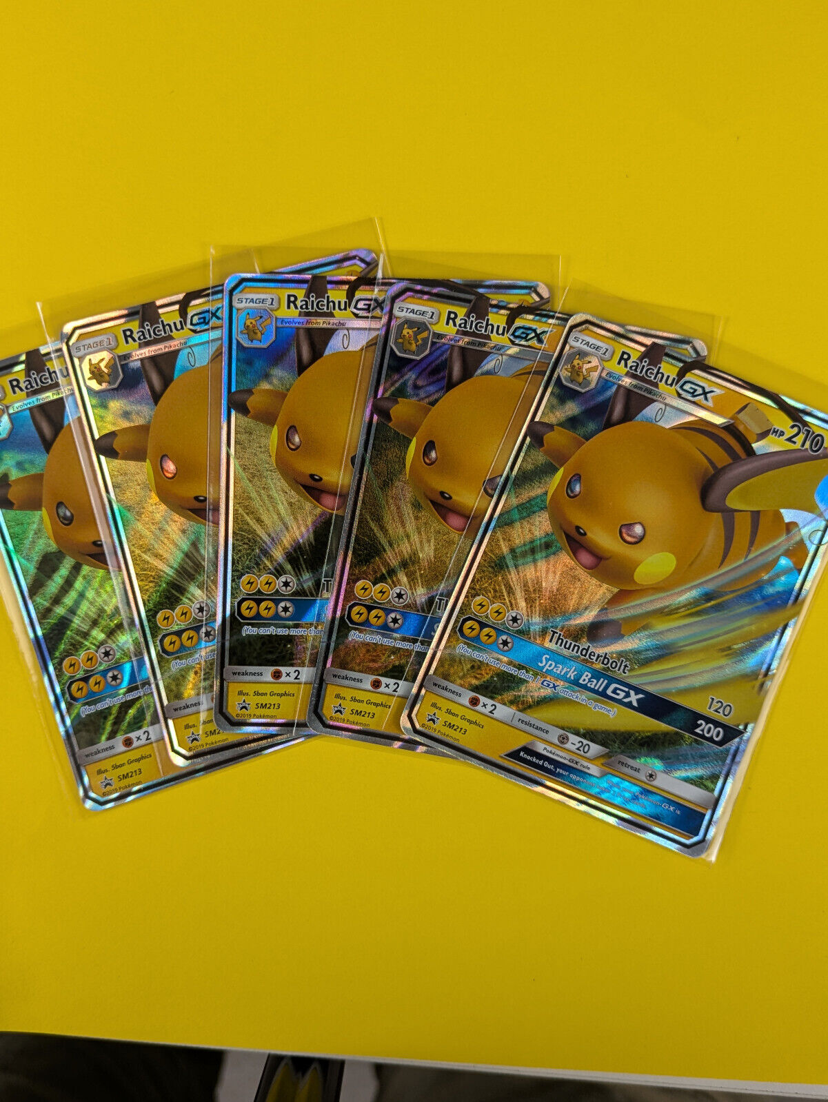 Raichu GX - SM213 - Promo Sun & Moon Promos - Pokemon Card - NM