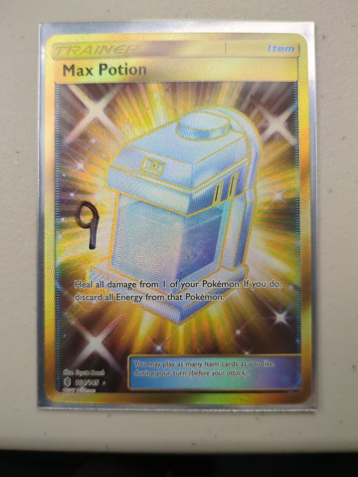 Max Potion - 164/145 - Secret Rare Guardians Rising Set - Pokemon Card - NM Max Potion - 164/145 - Secret Rare Guardians Rising Set - Pokemon Card - NM