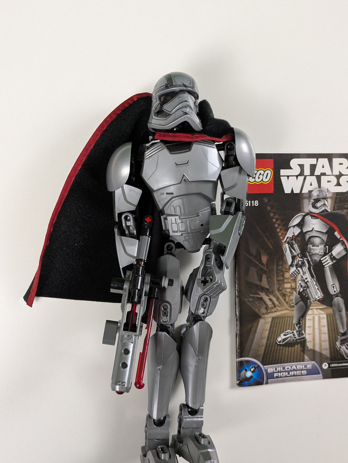 Lego Star Wars: Buildable Figures: Captain Phasma Set 75118 - w/ Instructions
