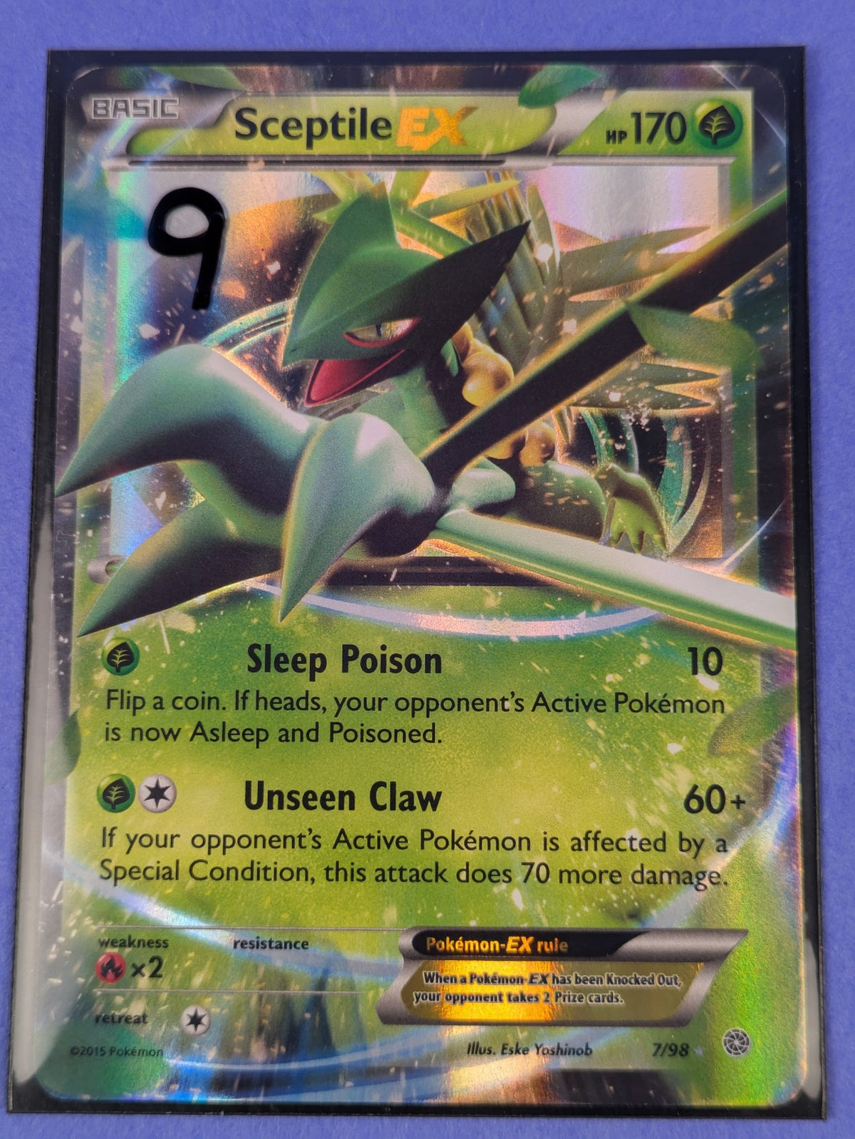 Sceptile EX - 7/98 - Ultra Rare Holo Ancient Origins - Pokemon Card - NM