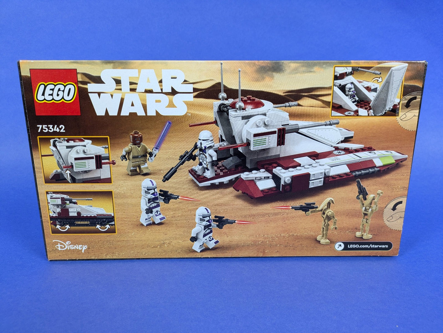 Lego Star Wars: The Clone Wars: Republic Fighter Tank Set 75342 BRAND NEW