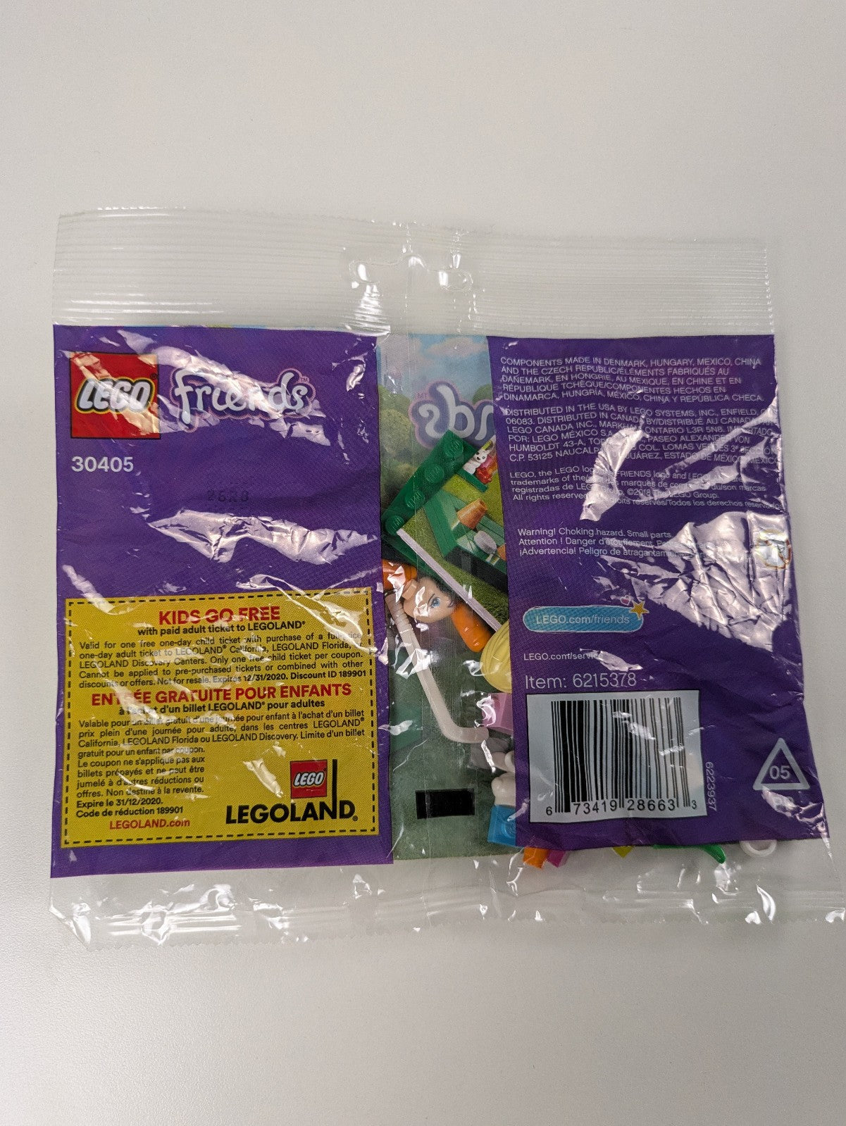 Lego Friends: Stephanie's Hockey Practice polybag Set 30405 - Brand New