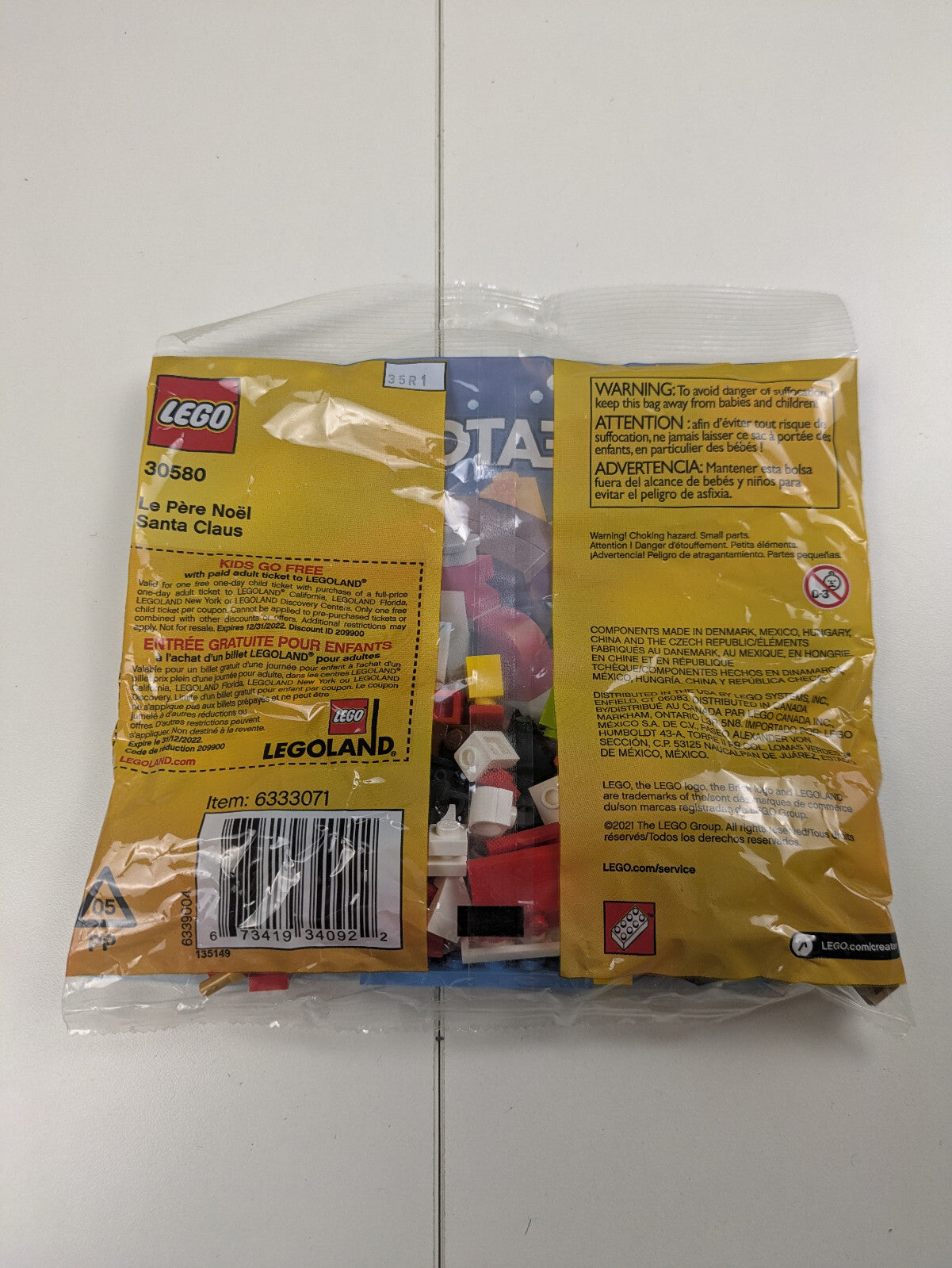 Lego Creator: Holiday & Event: Santa Claus polybag Set 30580 - Brand New!