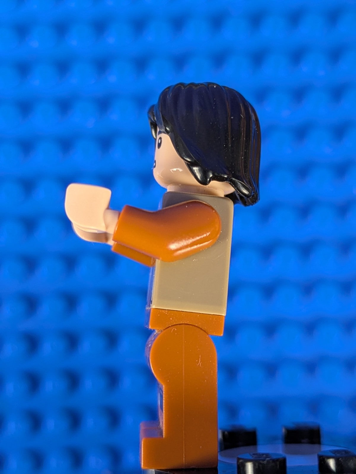 Lego Star Wars: Ezra Bridger - Dark Tan Vest, Hair sw0574 Sets 75090, 75158