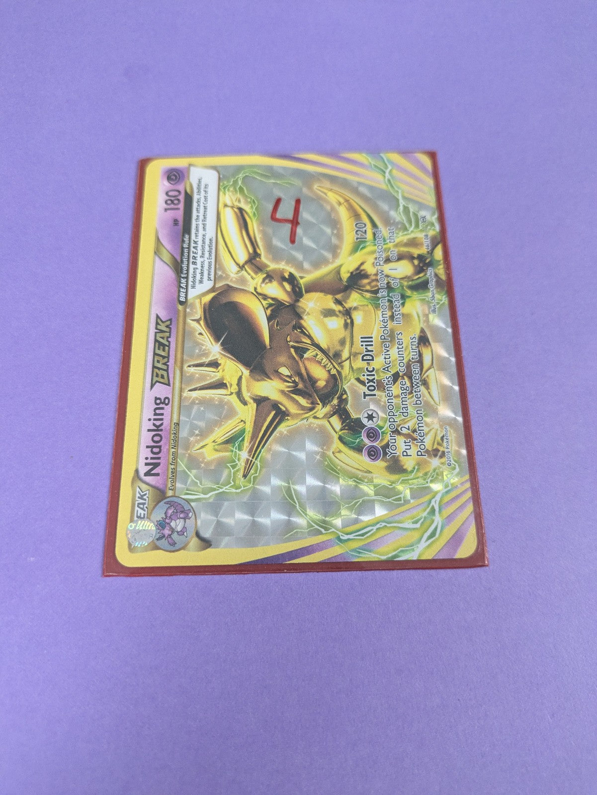 Nidoking Break - 46/108 - Break Rare Evolutions - Pokemon Card - NM
