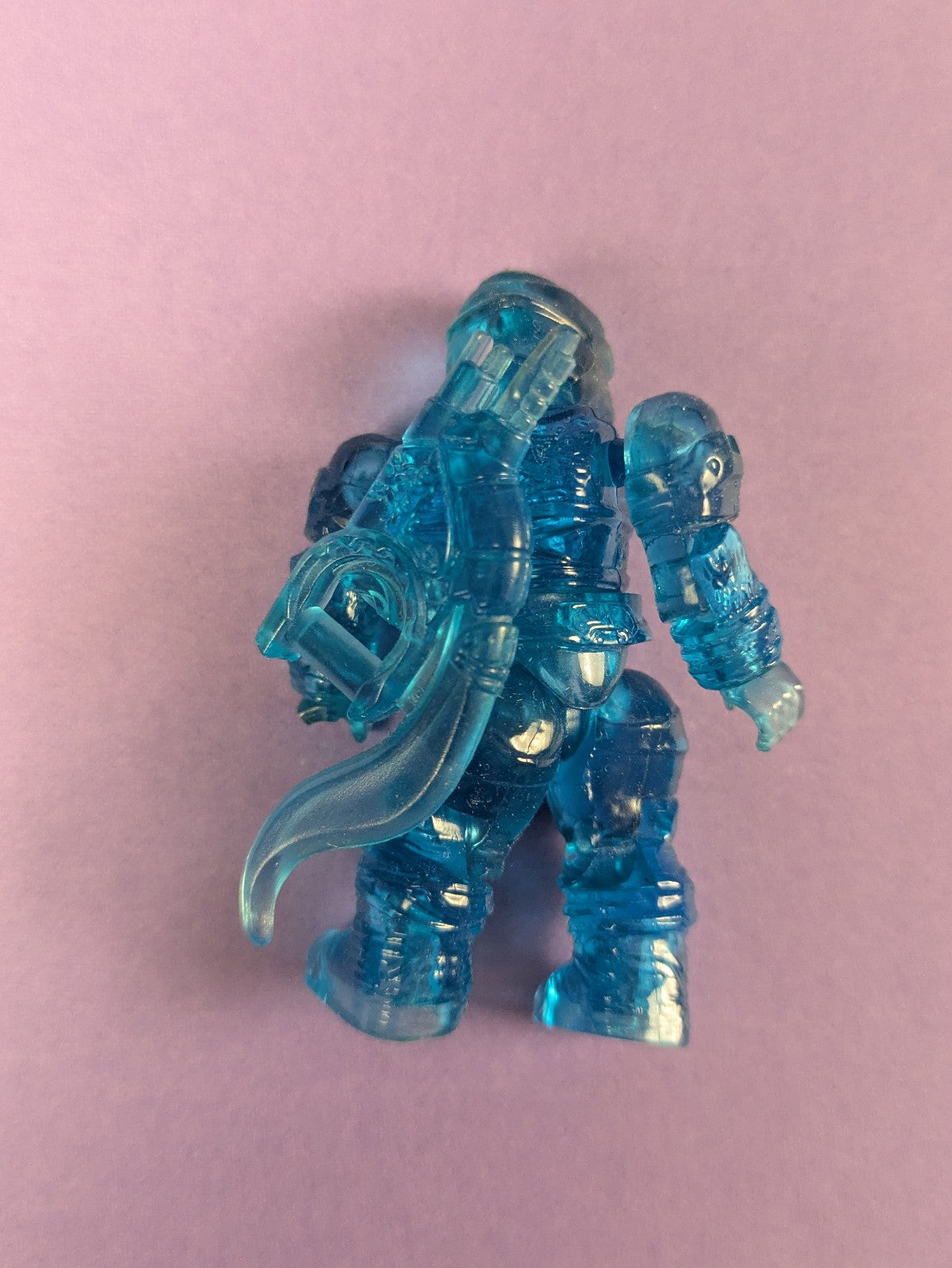 HALO Mega Bloks Transluscent Blue Covenant Brute Minor CNH01 Outlands Skirmish