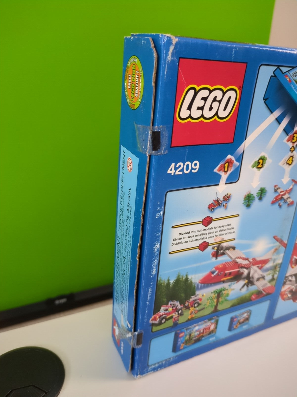 Lego Town: City: Fire: Fire Plane Set 4209 - BRAND NEW!