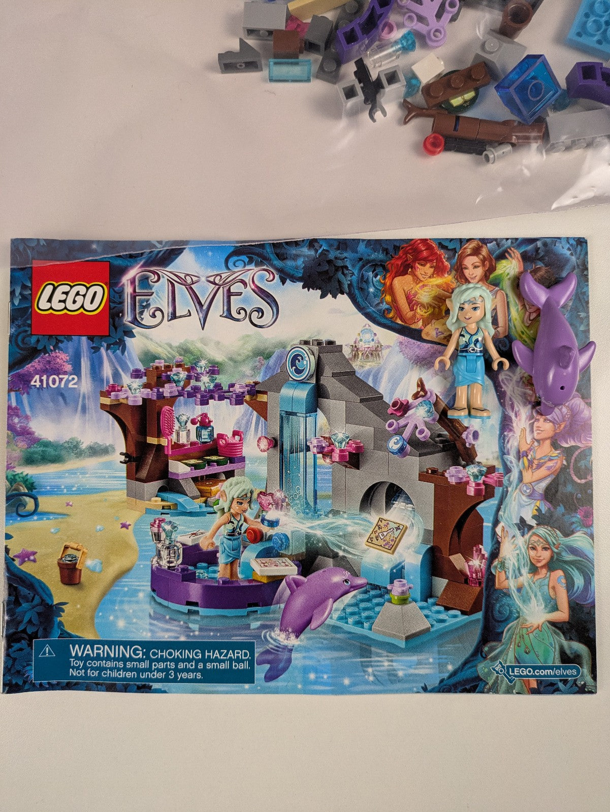Lego Elves: Naida's Spa Secret Set 41072 - w/ Instructions