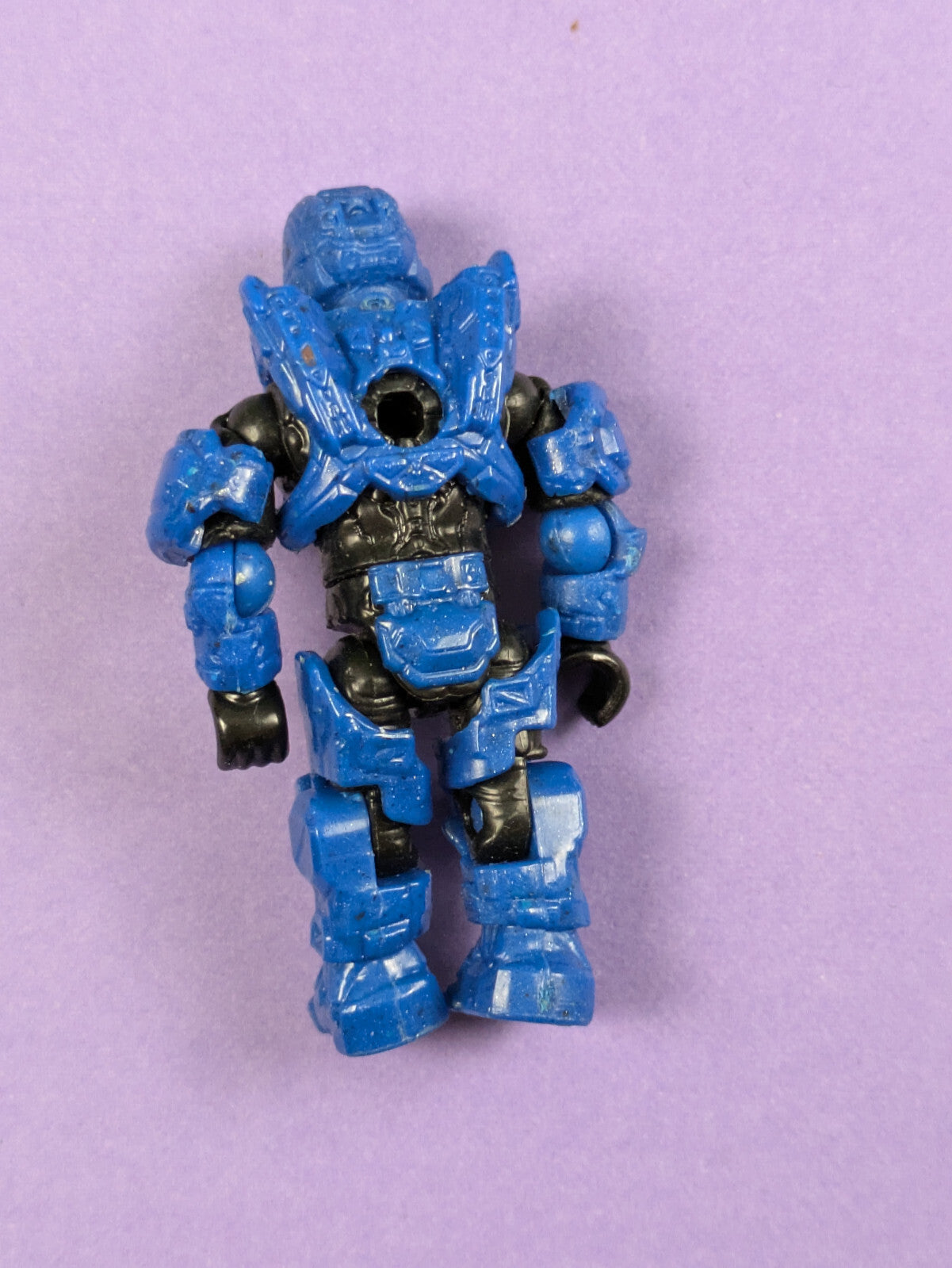 HALO Mega Bloks Construx Blue Defender DXF09 Metallic Cryotubes