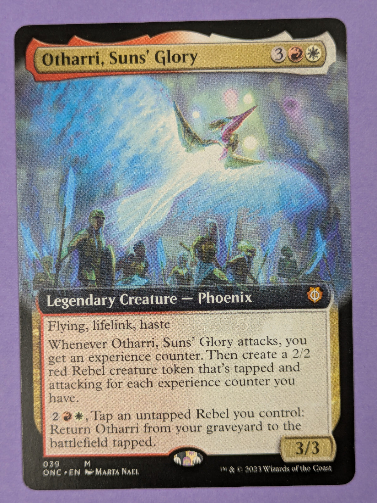 MTG Magic: Phyrexia: Otharri, Suns' Glory - Extended Art #039 Mythic - NM