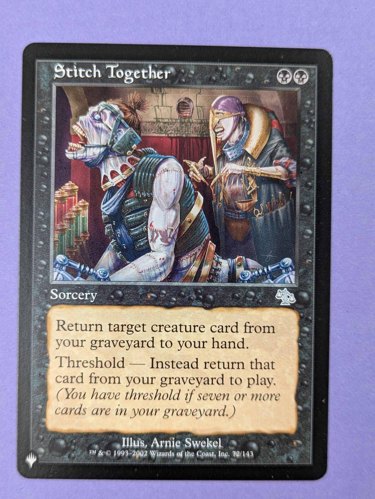 MTG Magic The Gathering: The List: Stitch Together #72/143 Uncommon - Collector's Kingdom MTG Magic The Gathering: The List: Stitch Together #72/143 Uncommon - Collector's Kingdom