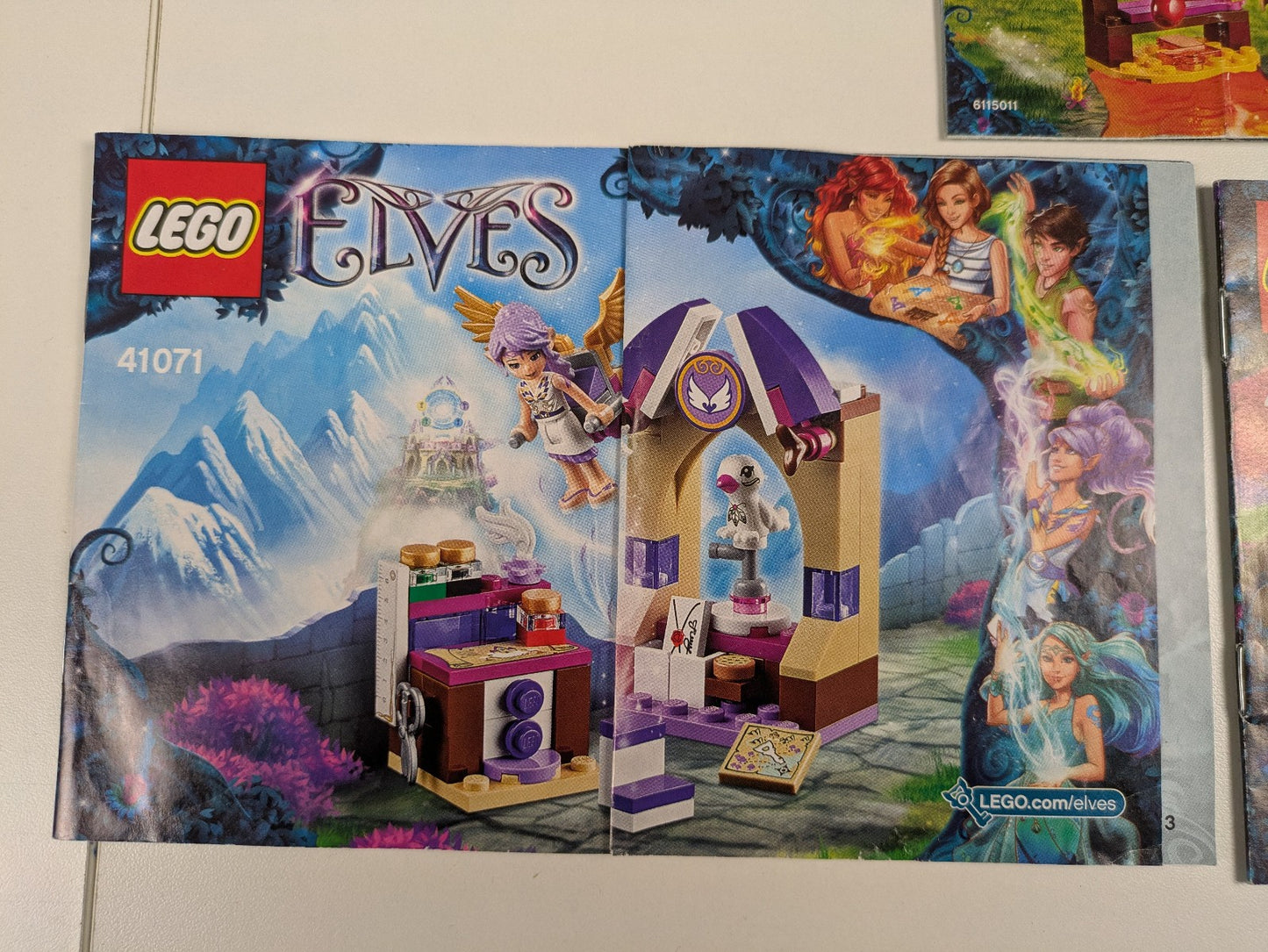 Lego Elves: Azari, Aira, & Farran 3 Sets 30259 41071 41076 - w/ Instructions
