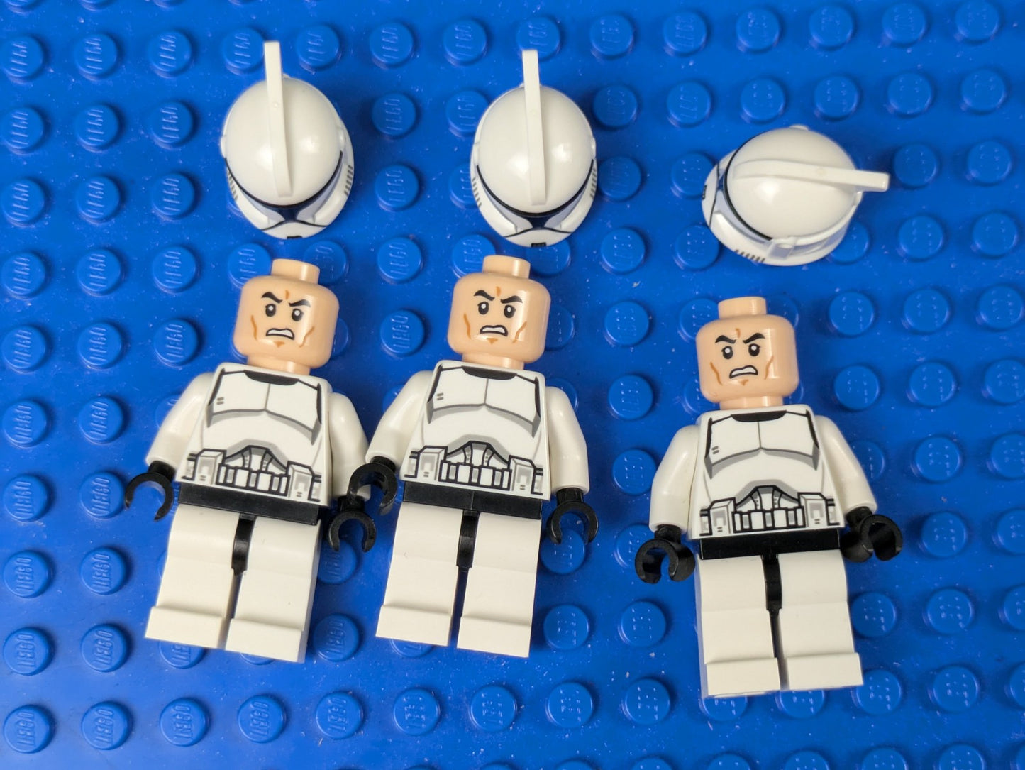 Lego Star Wars: Clone Trooper - Scowl (3X) sw0442 Sets 75015, 75000