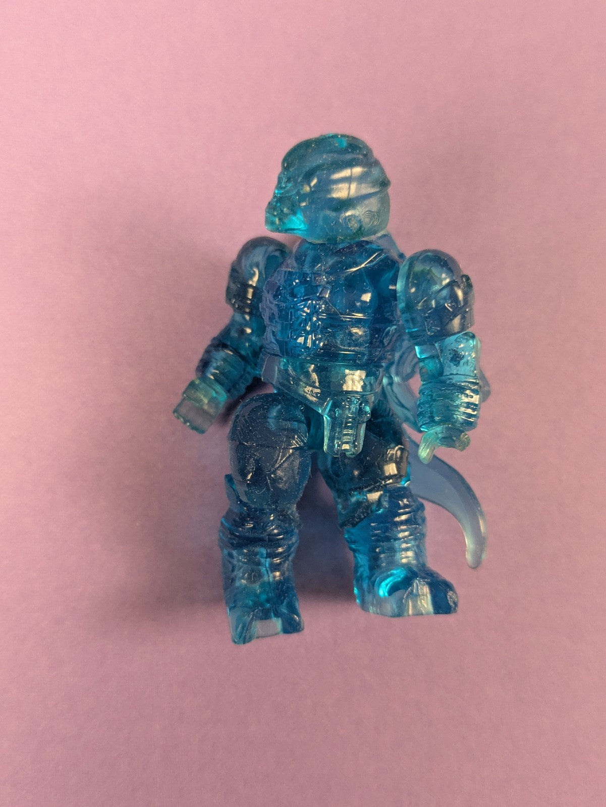 HALO Mega Bloks Transluscent Blue Covenant Brute Minor CNH01 Outlands Skirmish