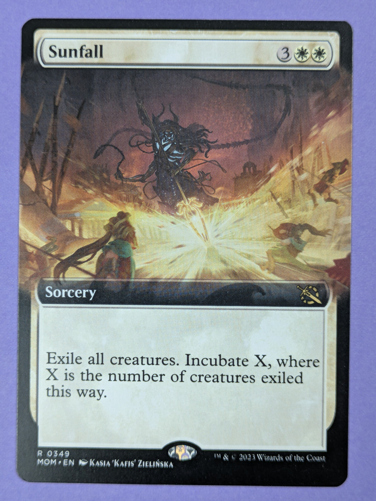 MTG Magic: March of the Machine: Sunfall - Extended Art #0349 Rare - NM