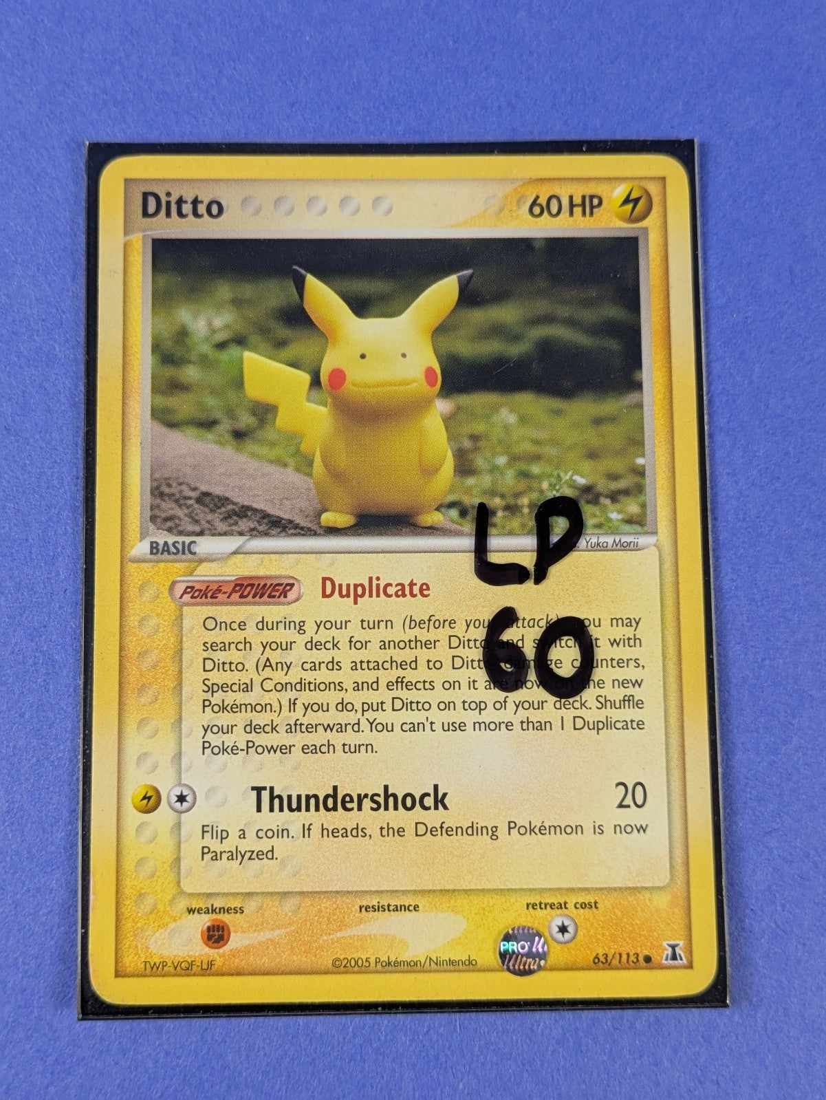 Ditto - 63/113 - Common Ex Delta Species - Pokemon Card - LP