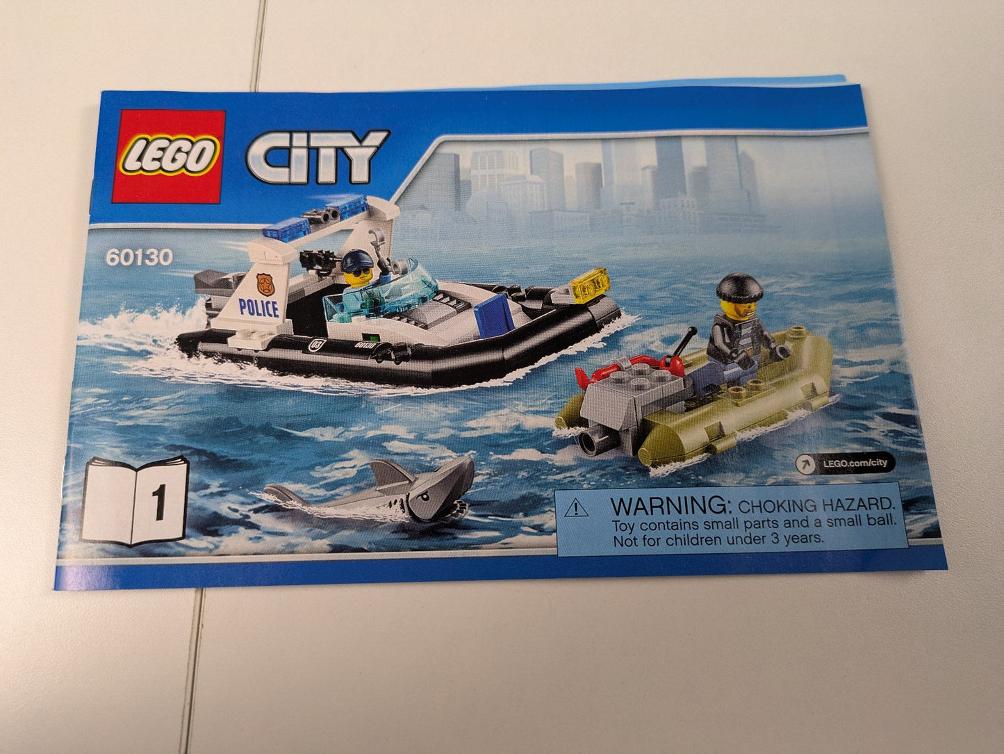 Lego City: Town: Police: Bundle Set 6-in-1 - w/ Instructions