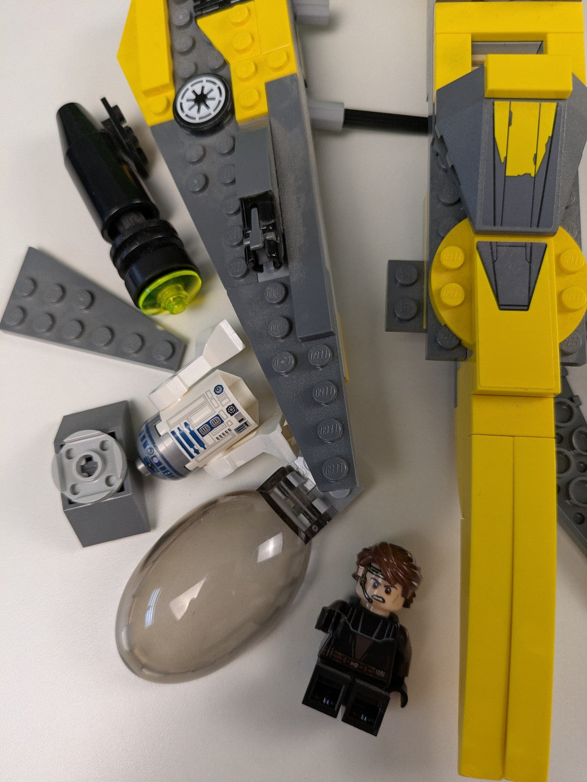 Lego Star Wars: Anakin's Jedi Starfighter Set 75214 - Complete Set