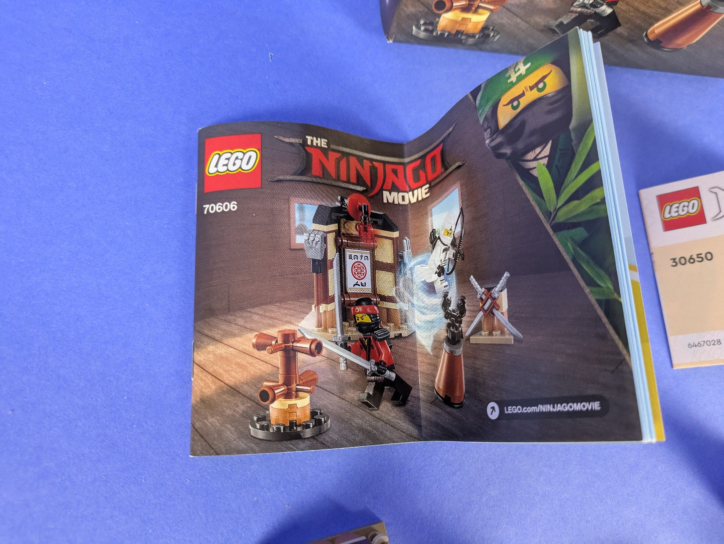 Lego NINJAGO: Spinjitzu Training & Kai and Rapton's Temple Battle Incomplete Set