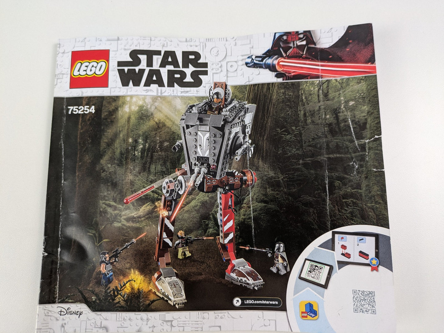 Lego Star Wars: The Mandalorian: AT-ST Raider Set 75254 - Incomplete Set