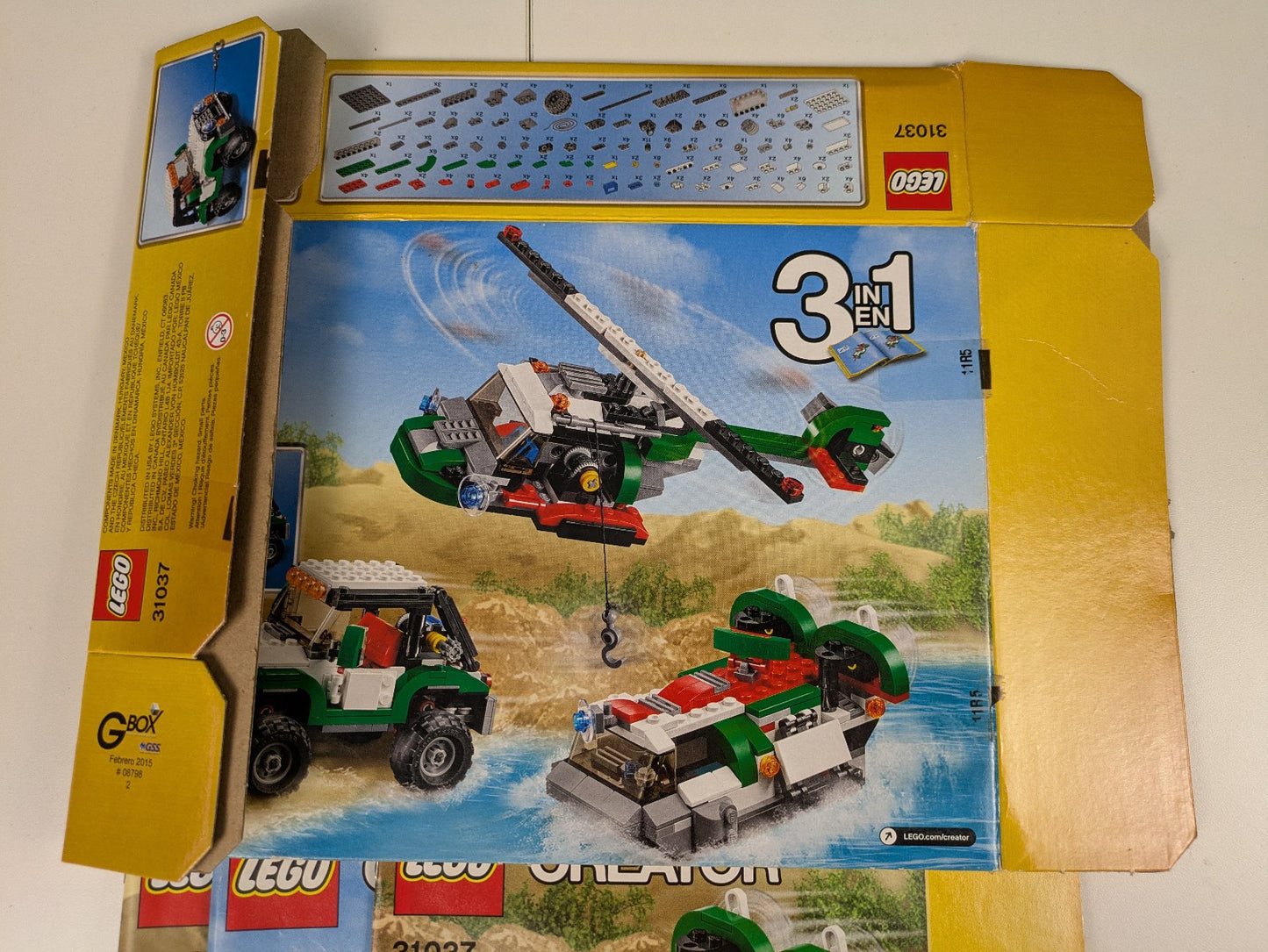 Lego Creator: Model: Off-Road: Adventure Vehicles Set 31037 - Complete Set