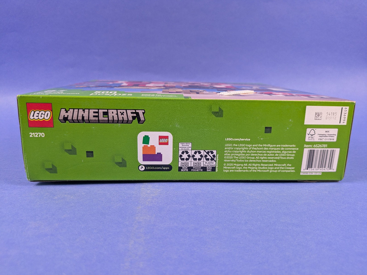 LEGO Minecraft The Mooshroom House 21270