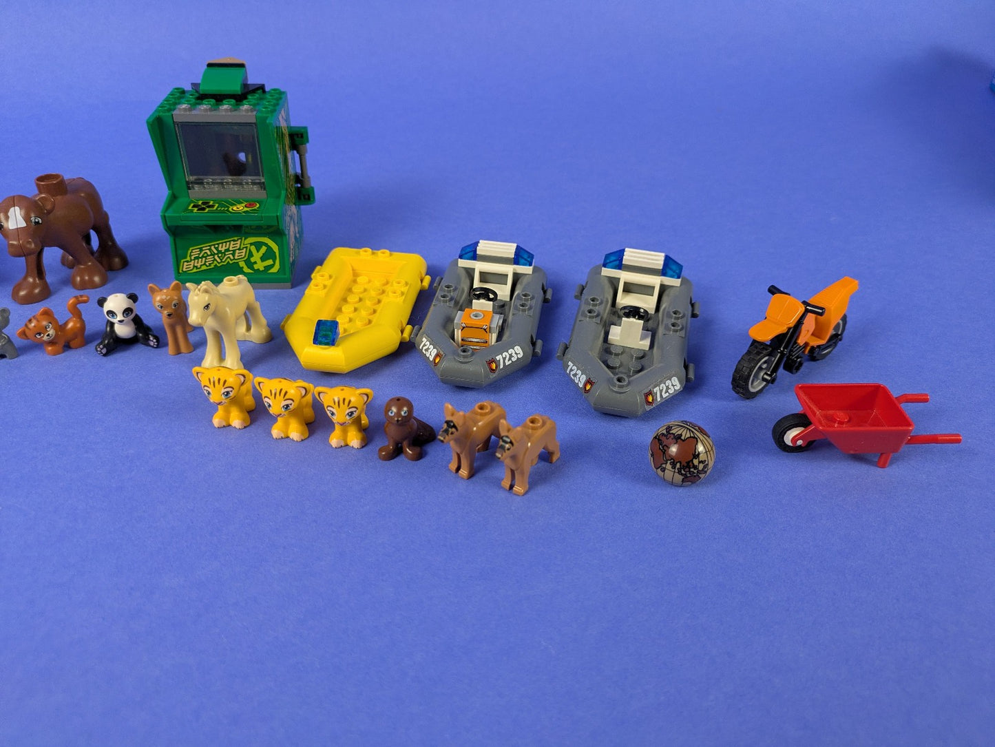 Lego Bundle Set: Random Assorted Authentic Animals, Bikes, Boat, and more!