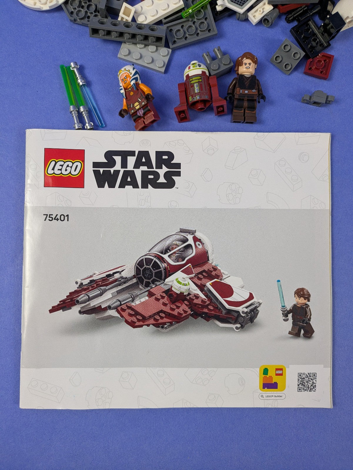 LEGO Star Wars Ahsoka's Jedi Interceptor 75401 Complete Set Pre-Owned