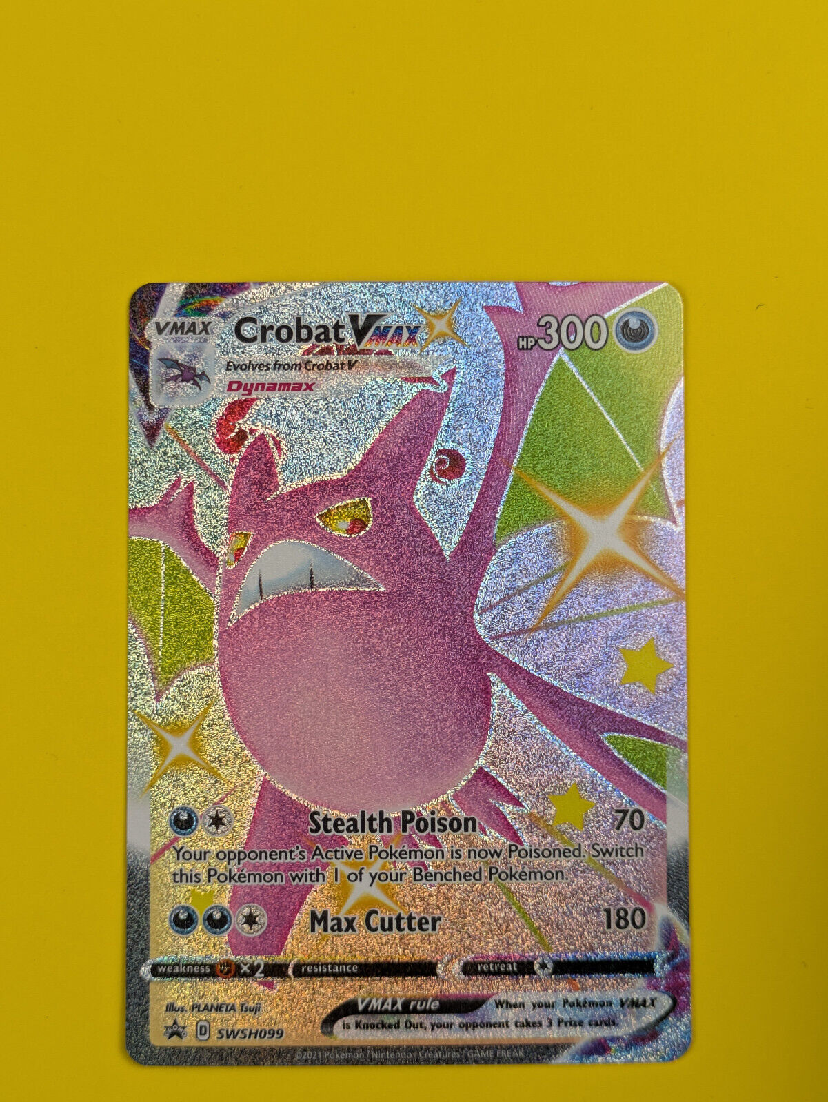 Crobat VMAX - SWSH099 - Shiny Promo Sword & Shield Promos - Pokemon - NM