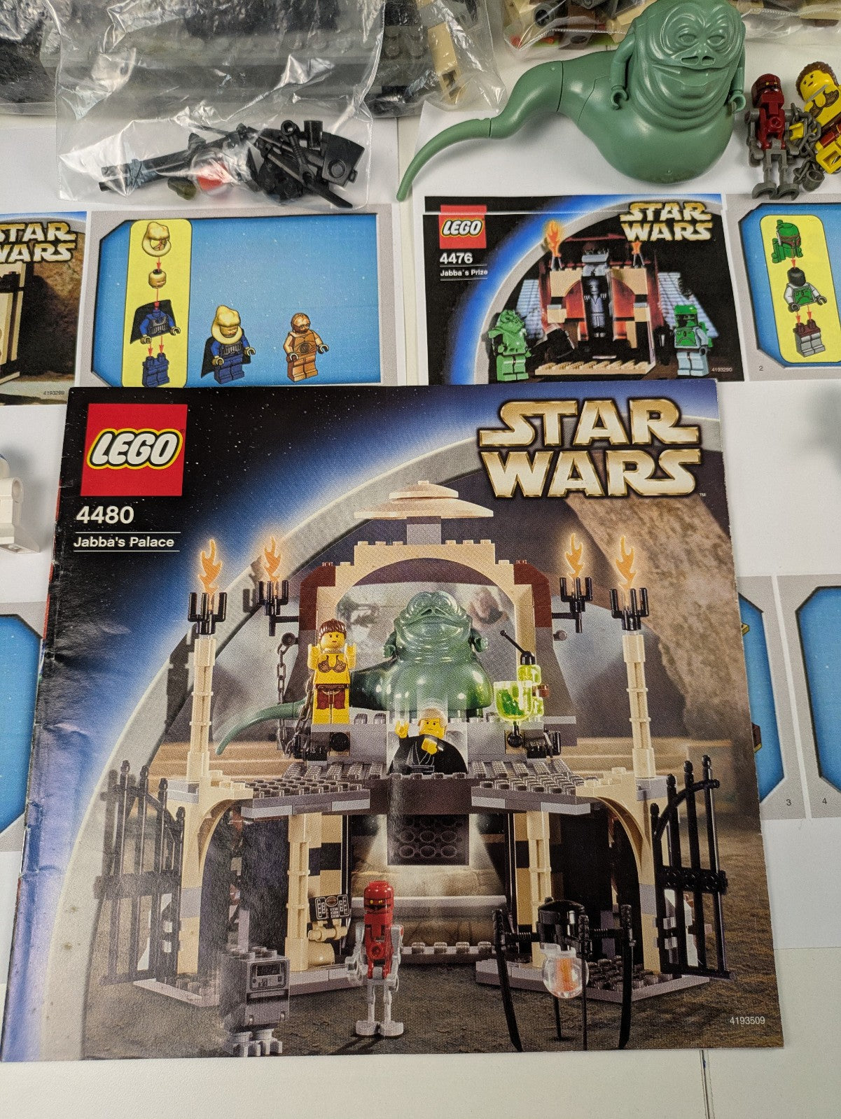 Lego Star Wars: Jabba's Palace Kit Set K4480 - 3 Sets 4476, 4480, & 4475