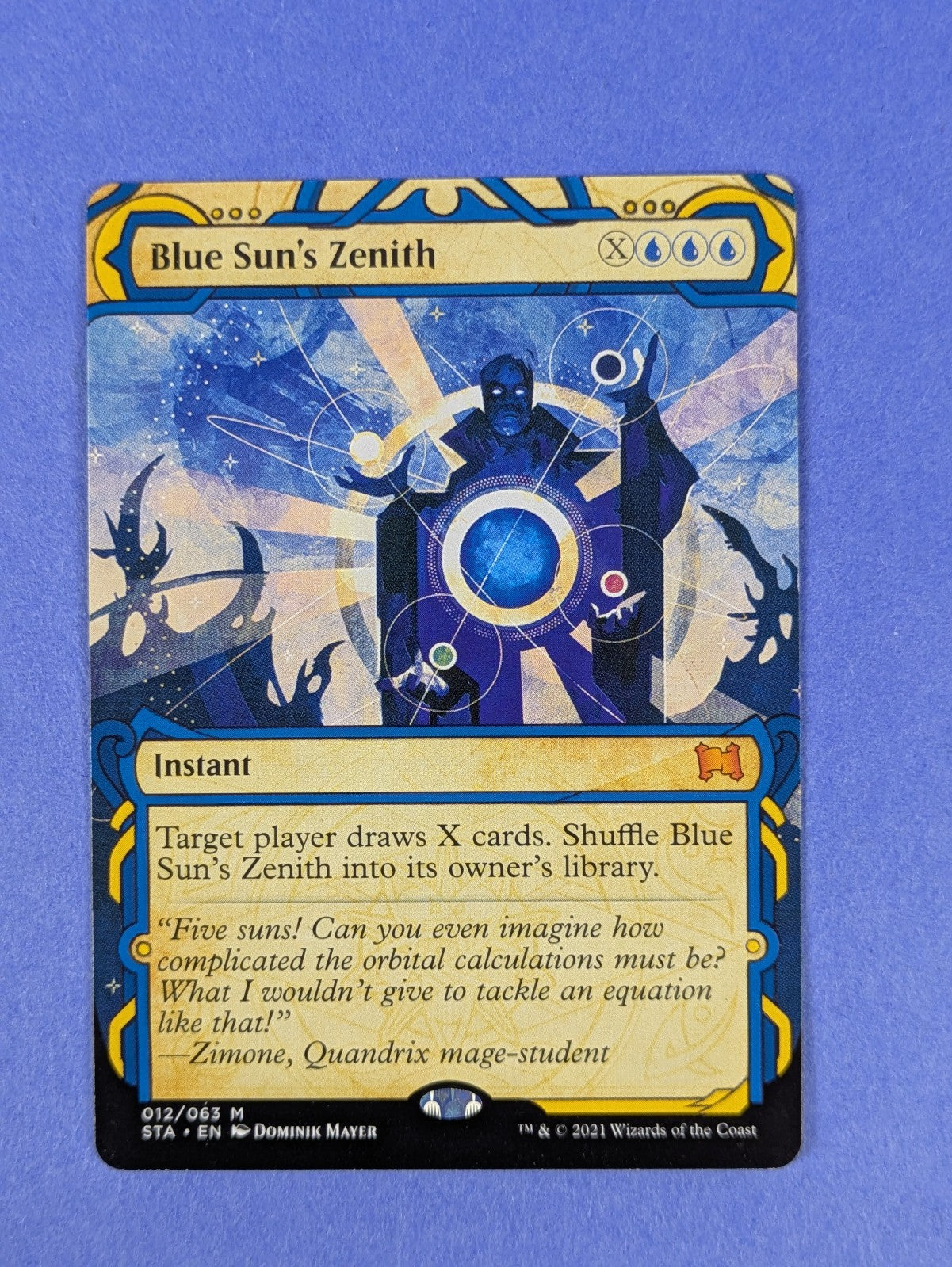 MTG Magic: Strixhaven: Mystical Archive: Blue Sun's Zenith #012/063 Mythic 