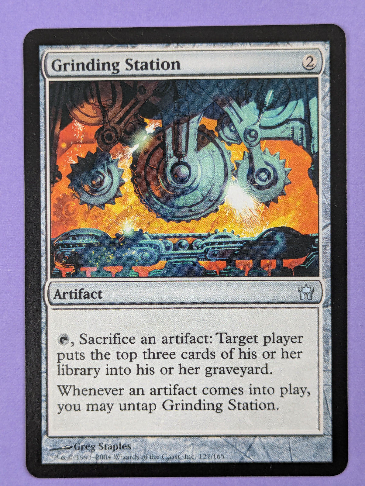 MTG Magic The Gathering: Fifth Dawn: Grinding Station #127/165 Uncommo –  Collector's Kingdom