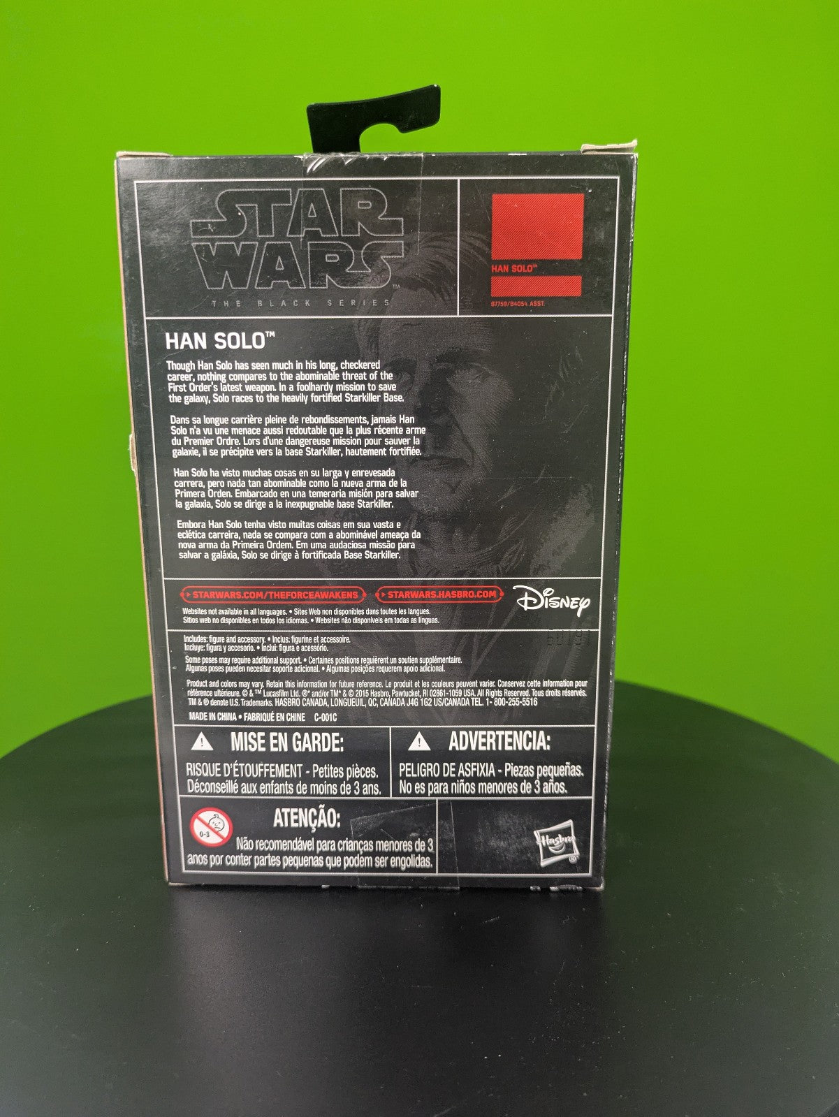 Hasbro Star Wars The Black Series Han Solo B7759 Action Figure 3.75" NIB