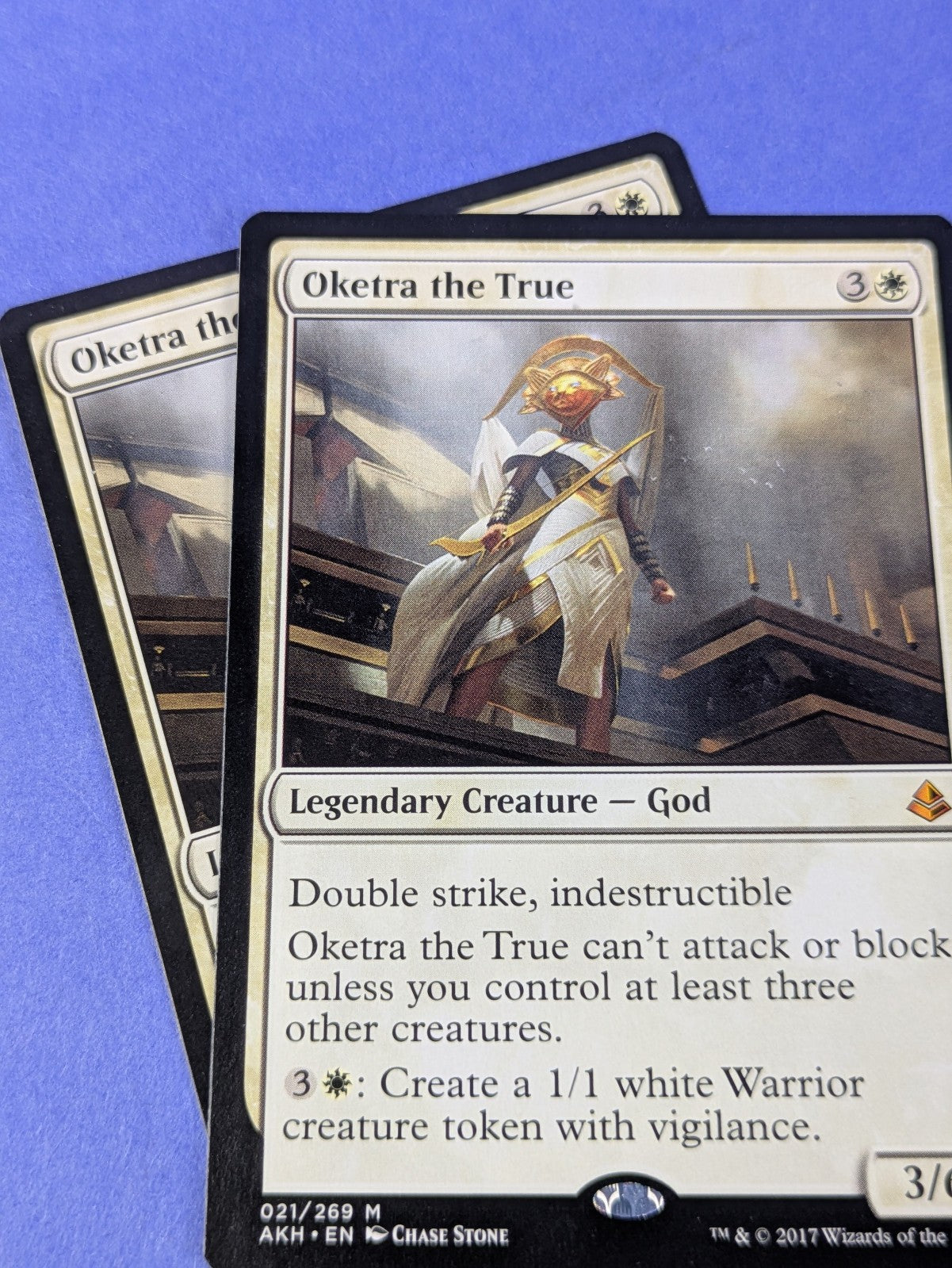 MTG Magic: Amonkhet: Oketra the True #021/269 Mythic - NM