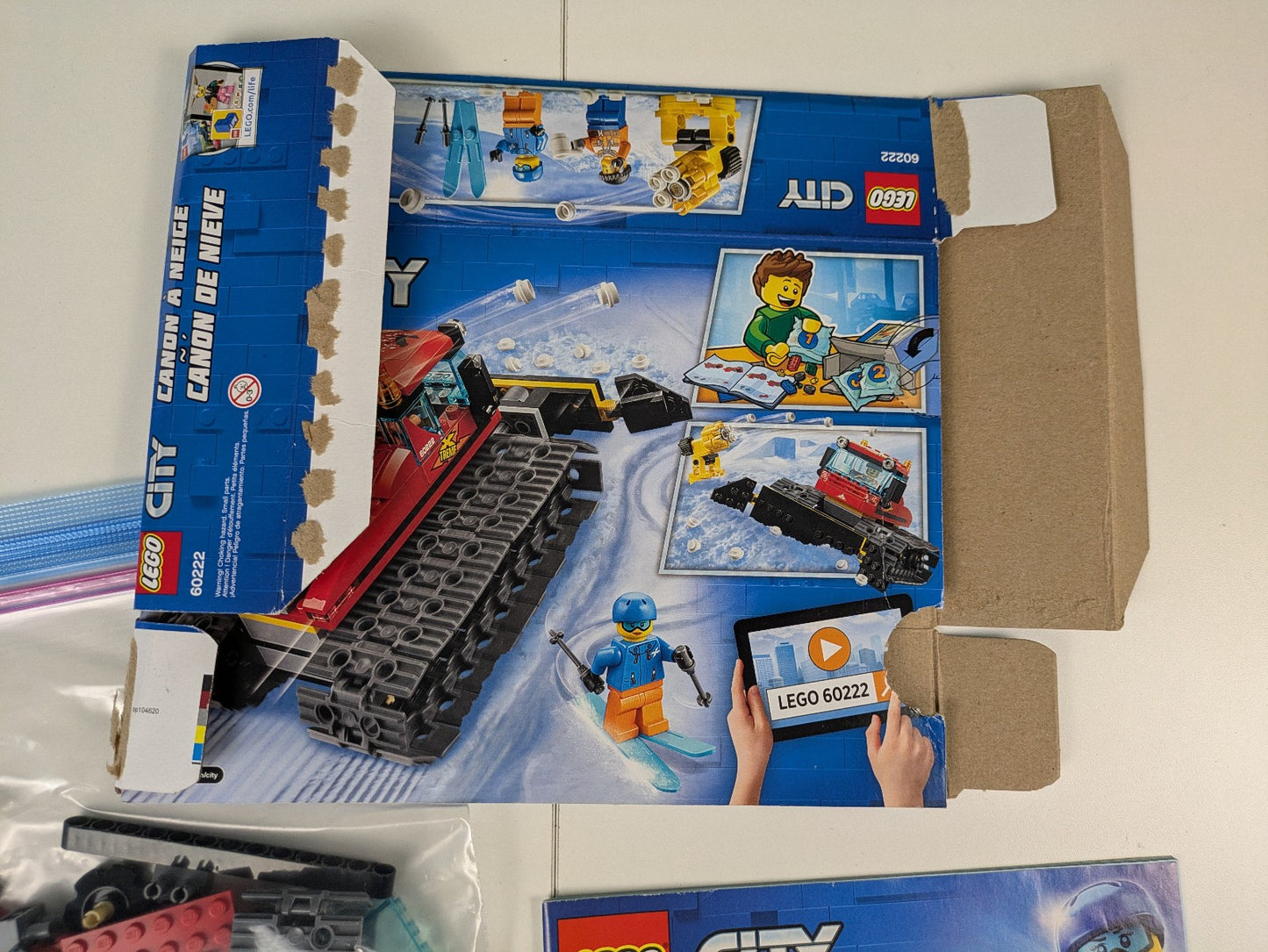 Lego Town: City: Recreation: Snow Groomer Set 60222 - Complete Set
