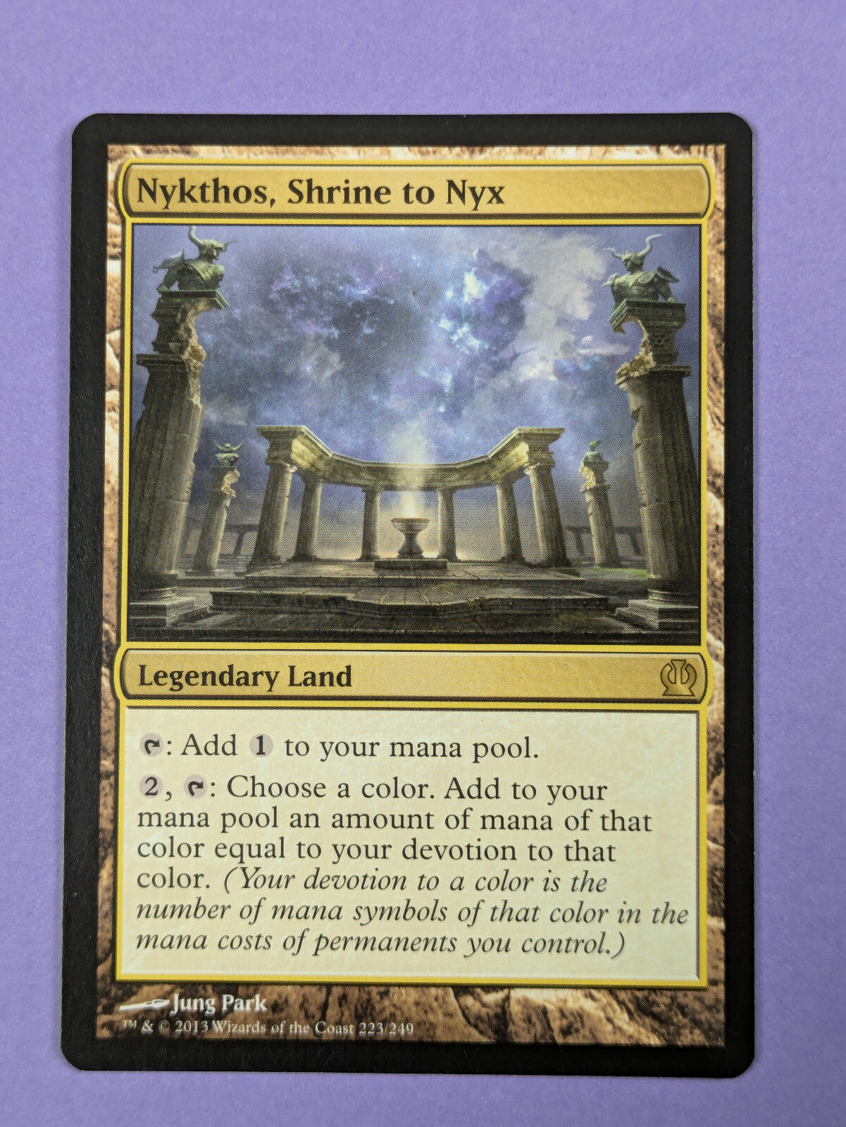 MTG Magic: Theros Nykthos, Shrine to Nyx Rare #223/249 - NM
