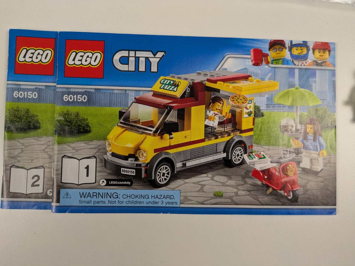 Lego Town: City: Food & Drink: Pizza Van Set 60150 - w/ Instructions