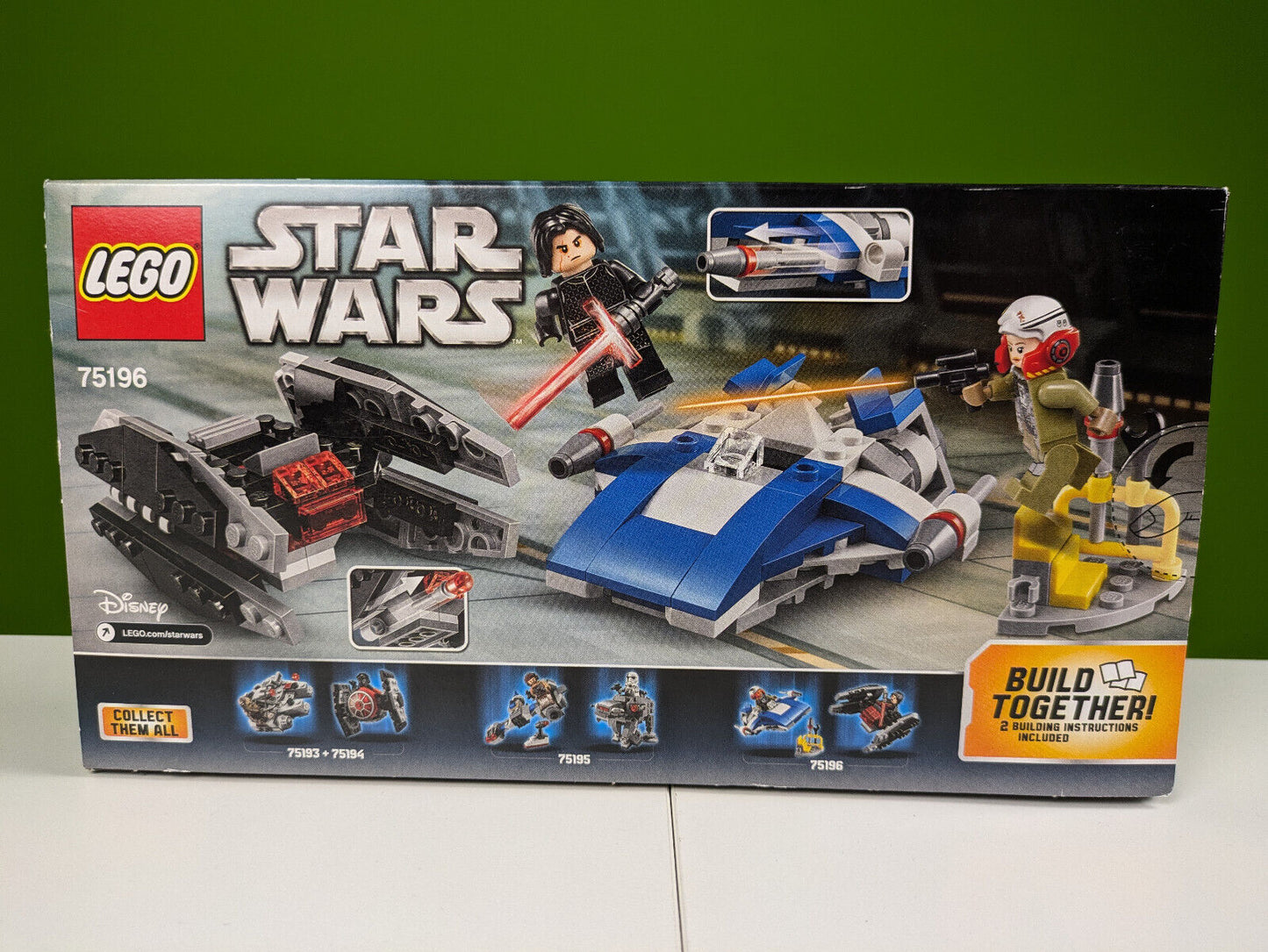 Lego Star Wars: A-Wing vs. TIE Silencer Microfighters Set 75196 BRAND NEW!