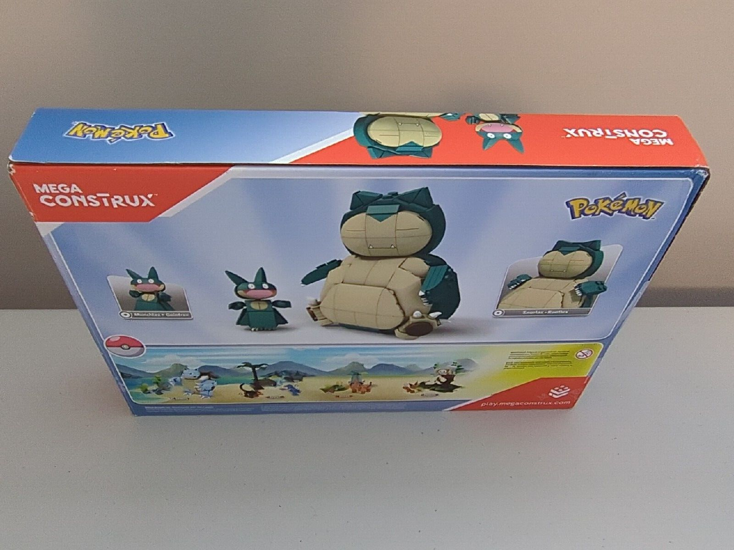Mega Construx Pokemon Snorlax & Munchlax Set FPM11 272 pcs Complete