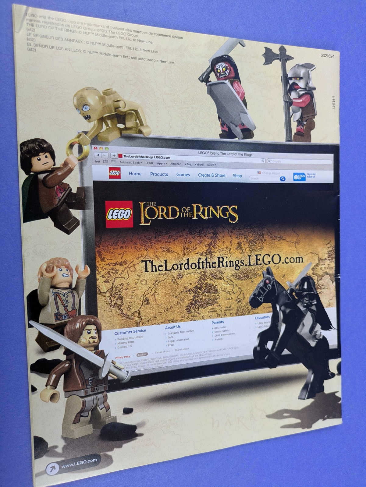 LEGO The Hobbit The Lord of the Rings The Battle of Helm's Deep 9474 Pre-Owned
