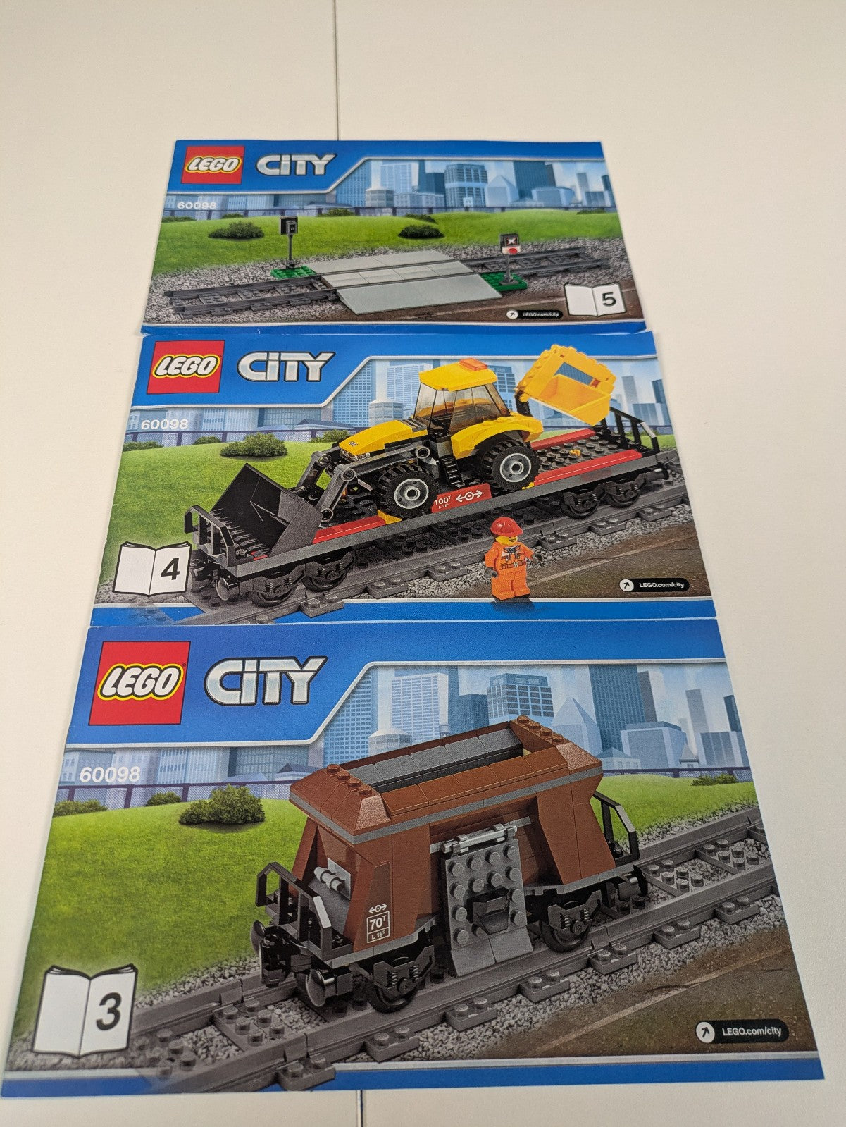 Lego City: Train: RC Train: Heavy-Haul Train Set 60098 - Complete Set