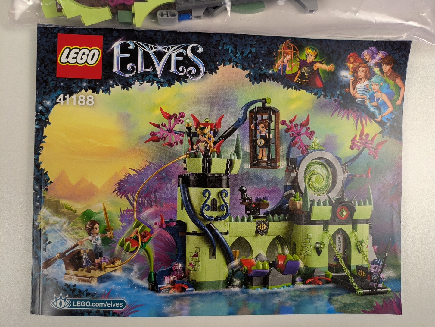 Lego Elves: Breakout from the Goblin King's Fortress Set 41188 - w/ Instructions