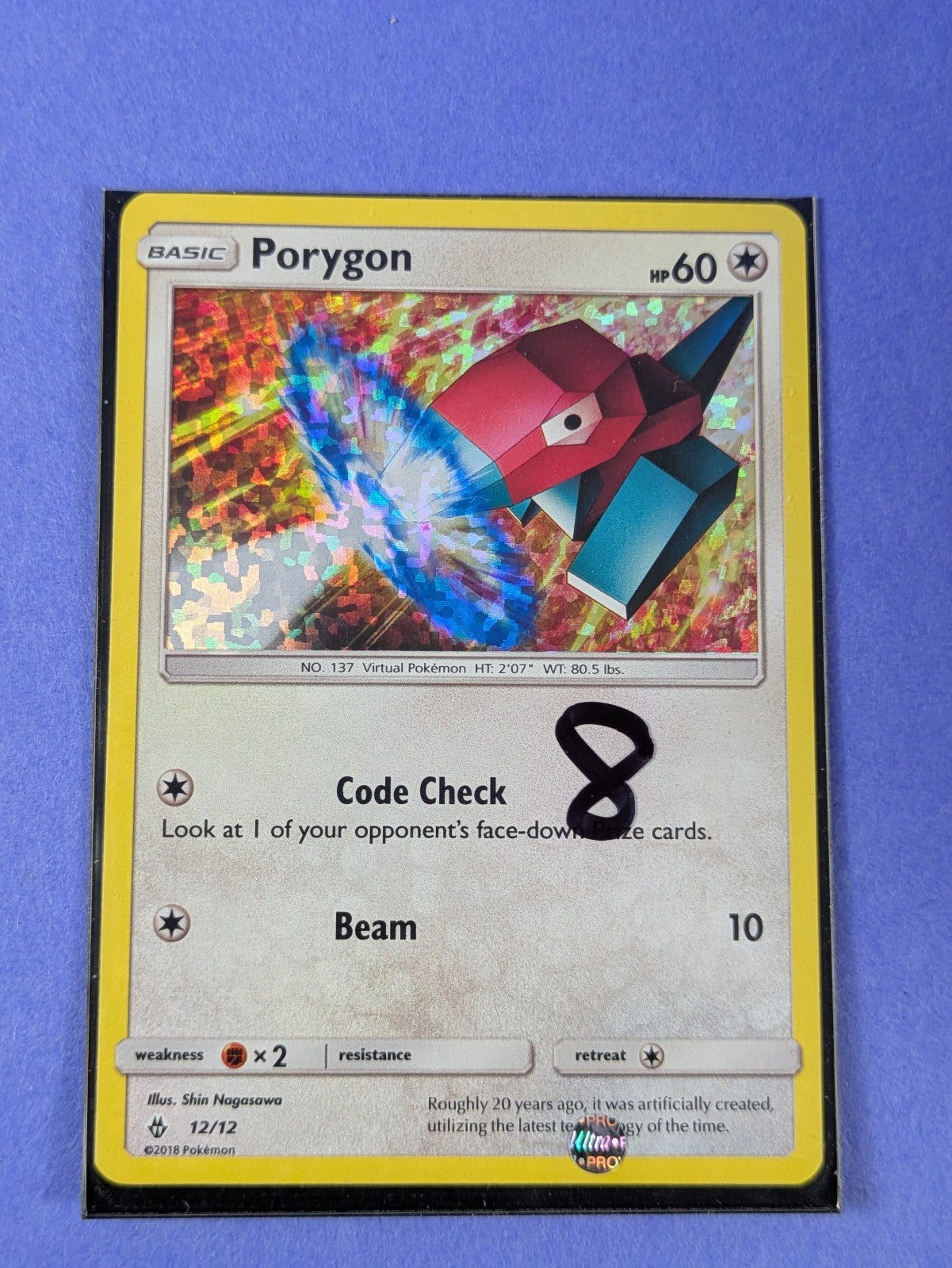 Porygon - 12/12 - Holo Promo McDonald's Collection 2018 - Pokemon - NM