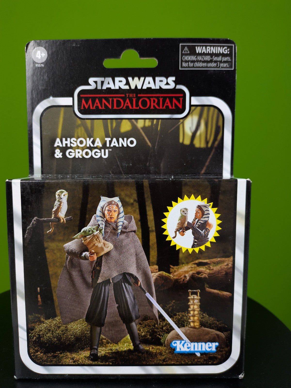 Kenner Star Wars The Mandalorian Ahsoka Tano & Grogu F5576 3.75" Figure NIB